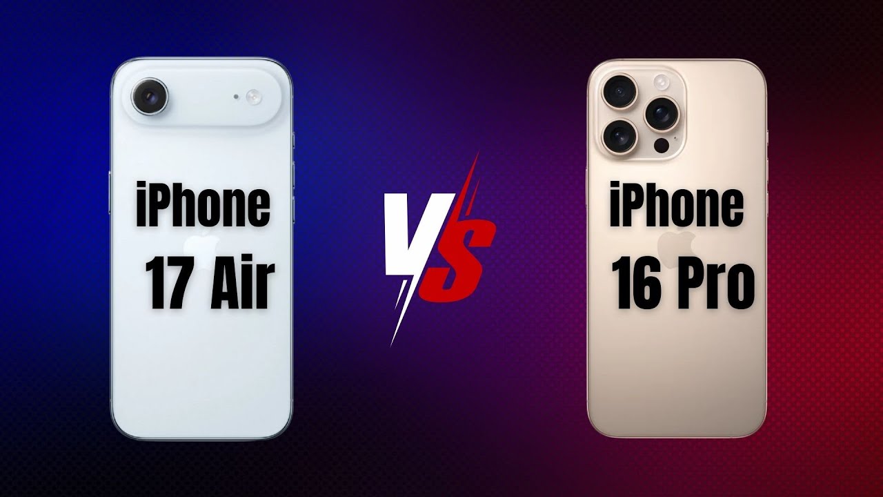 iPhone 17 Air vs iPhone 16 Pro Full Comparison | Apple iPhone 17 Air 2025
