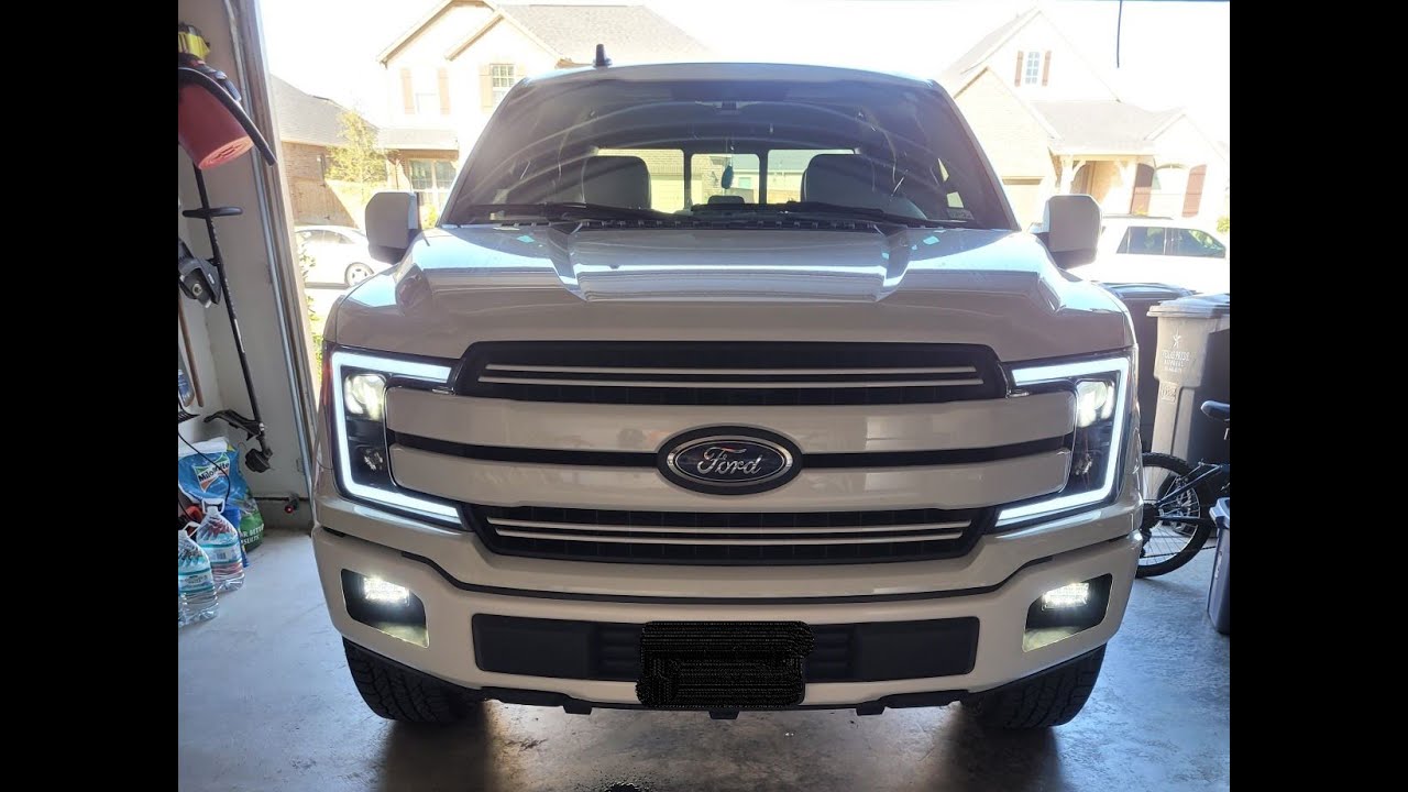 Xenon Depot HID H7 install for 2019 Ford F-150!  Halogen, to LED, to HID. Spec-D Tuning Projector.