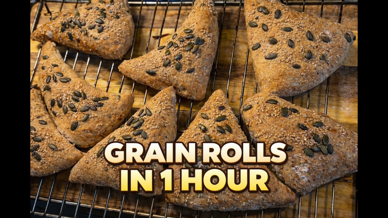 Grain Rolls in 1 Hour