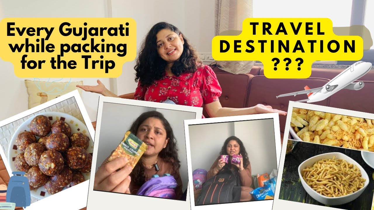 ✈️ Every GUJARATI  while packing for the TRIP ✈️ Travel Snacks & Packing Tips | Gujju Family VLOG