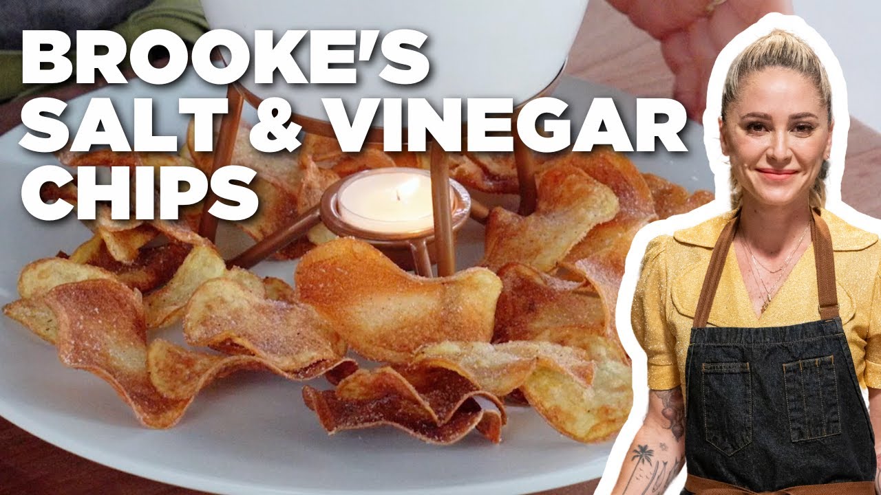 Brooke Williamson's Salt & Vinegar Chips with Cheese Dip | Bobby's Triple Threat | Food Network