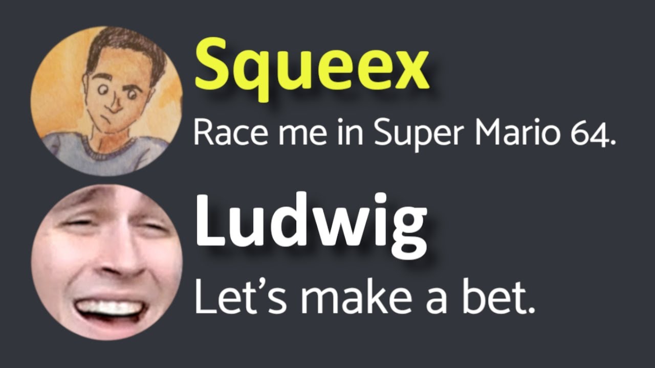 Ludwig thought he could beat me in a Mario race...