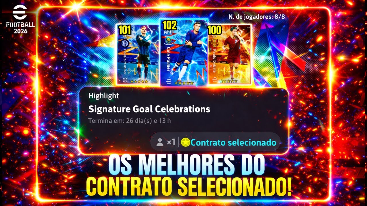🚨 OS MELHORES JOGADORES do CONTRATO SELECIONADO 😱 | eFOOTBALL 2026