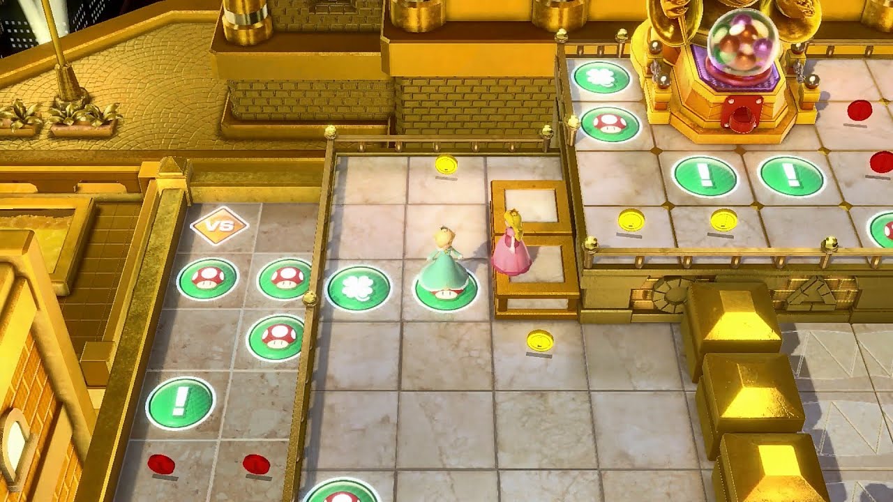 Super Mario Party Partner Party #2680 Tantalizing Tower Toys Rosalina & Yoshi vs Hammer Bro & Bowser
