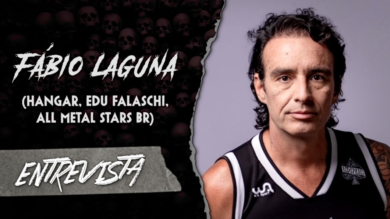 ENTREVISTA com FÁBIO LAGUNA | Reunião do Hangar, Angra e Livro em turnê | Heavy Talk
