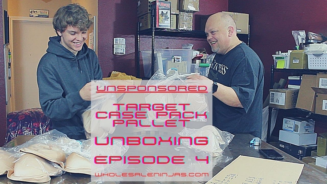 WholesaleNinjas.com!  Target case pack pallet unboxing!  UNSPONSORED!!! Episode 4 of 4 -
