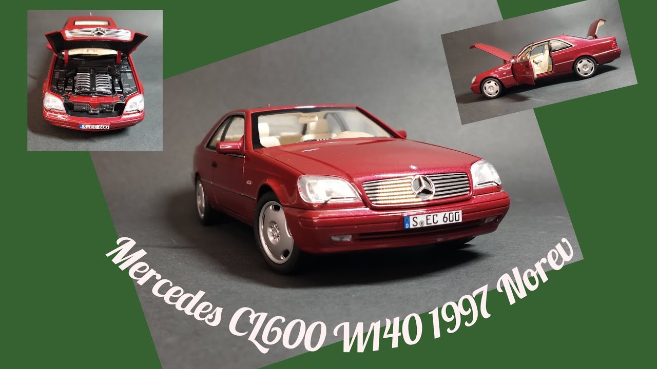 Mercedes CL600 C140 1997 Norev 1/18
