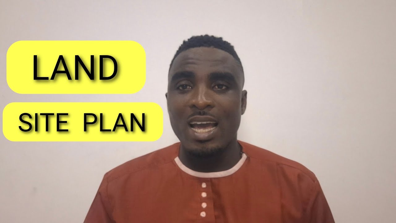 Detailed explanation of land site plan in Ghana 🇬🇭
