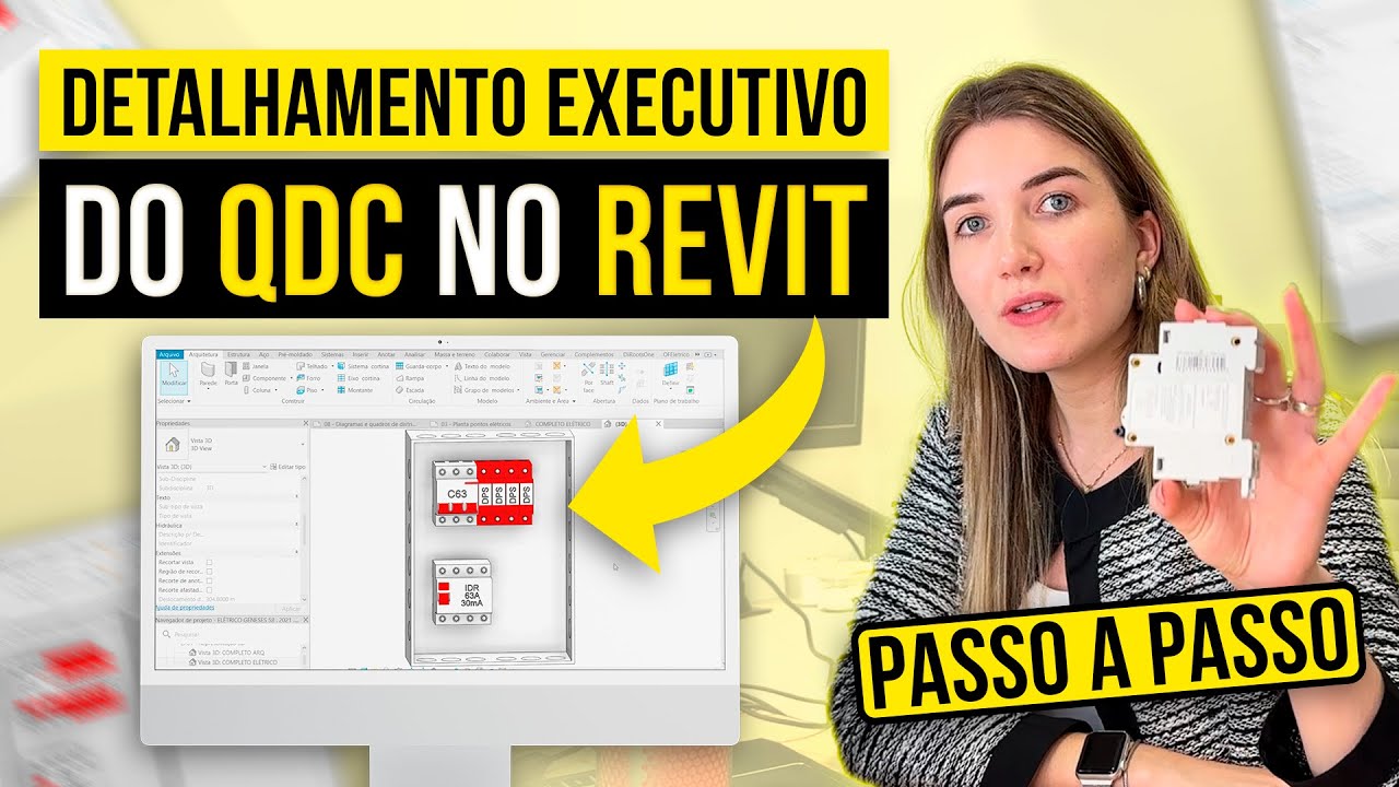 Como fazer o DETALHAMENTO do QUADRO DE DISTRIBUIÇÃO no REVIT