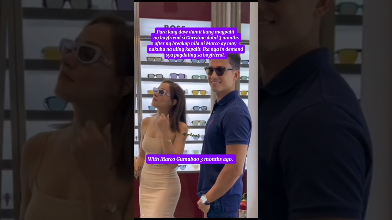 She's in love again.#relationship #newboyfriend #ccto #christinereyes #marcogumabao #trendingvideo