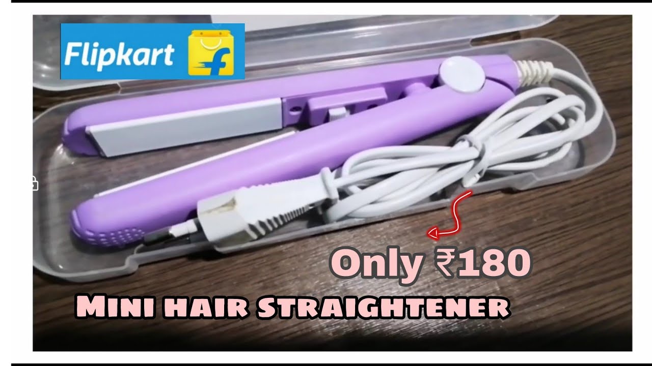 Flipkart Mini hair straightener review 😱// under ₹200 😱// #flipkart // #shorts