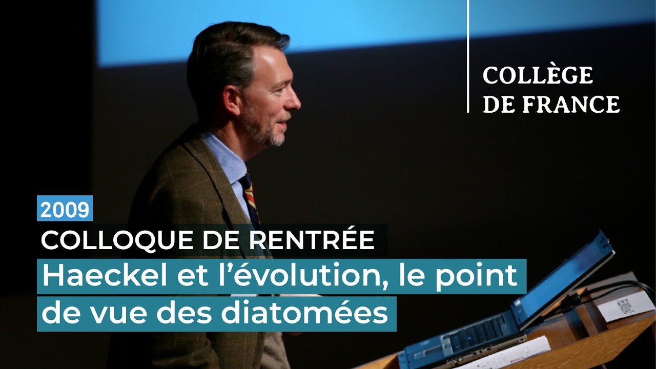 Haeckel et l'&eacute;volution, le point de vue des diatom&eacute;es - Chris Bowler