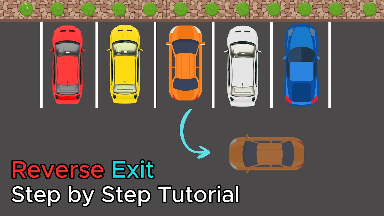 How to Exit a Parking Bay in Reverse - Step by Step Tutorial