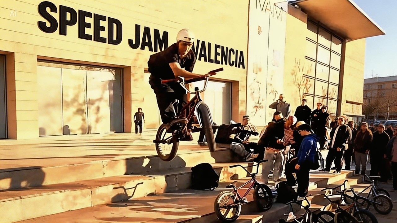 BMX SPEED JAM EN VALENCIA TRUCOS, Y STREET SESSION