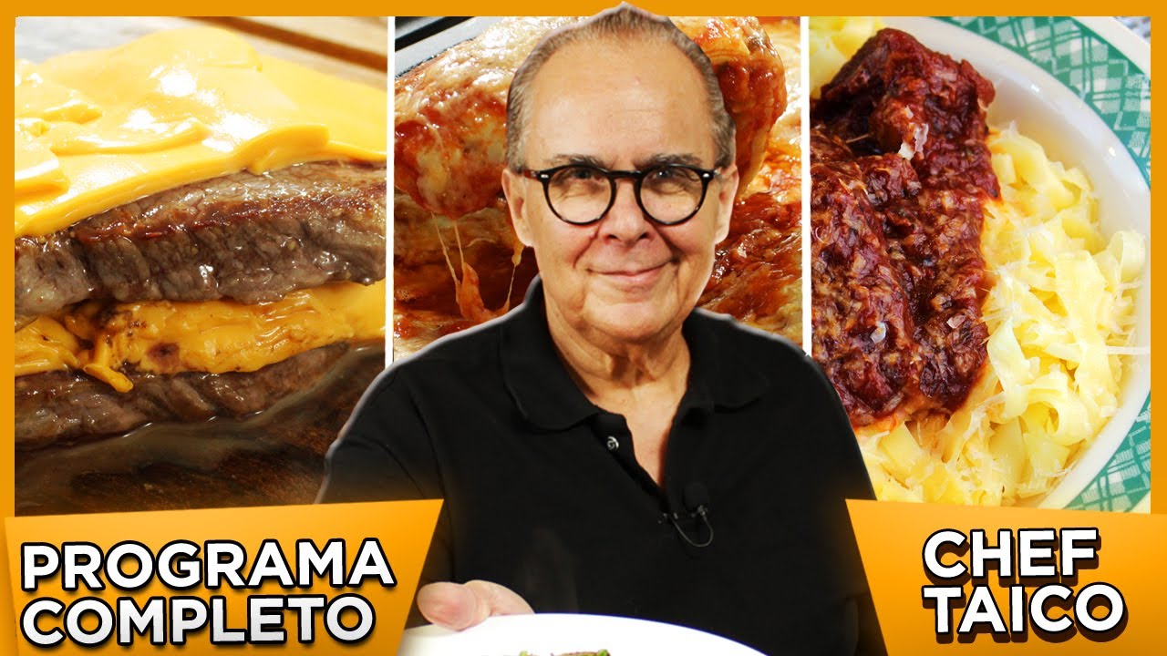 Lembranças com Água na Boca - Macarronada / Alcatra com Cheddar / Peixe à Parmegiana - Chef Taico