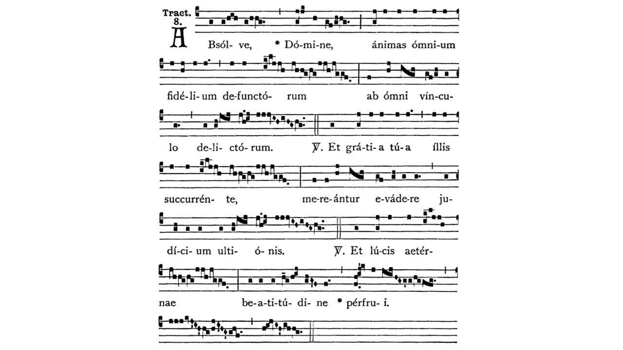 Gregorian Chant -Julian D. Jankowski - All Souls Day - Tract