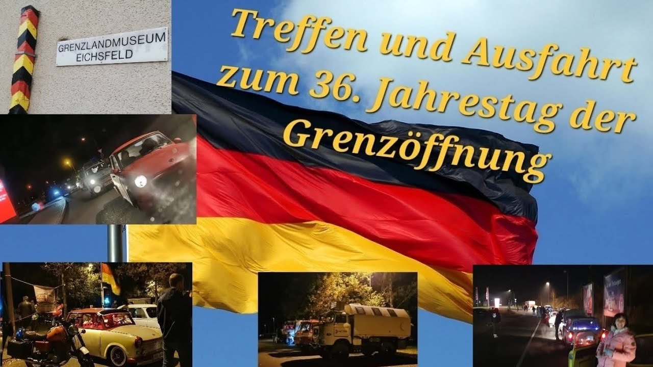 Oldtimertreffen und Ausfahrt 36. Jahrestag der Grenzöffnung in Teistungen 