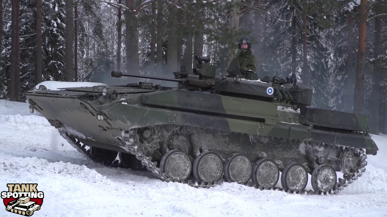 Finnish Armored Forces Winter Combat Exersice 2021 - Leopard 2s, BMP-2, CV90s, K9s In Action