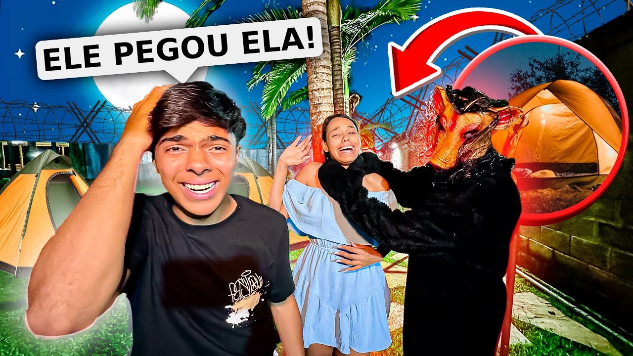 MINHA VIZINHA FOI PEGA PELO PORCO DA DARK WEB NO ACAMPAMENTO…😰