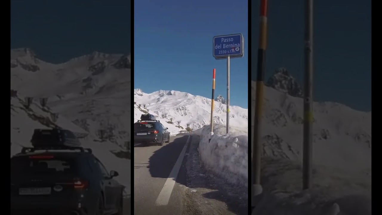 Passo del Bernina in Moto