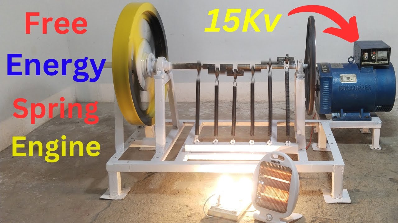 FREE ENERGY Generator 15kw Alternator 220v Is This The FUTURE?