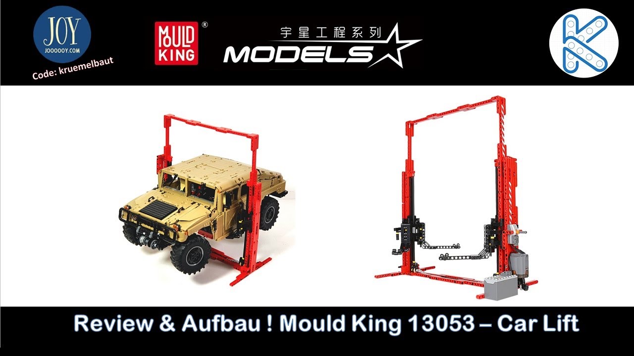 Eine coole Hebebühne!  Aufbau und Review zu Mould King 13053 Car Lift