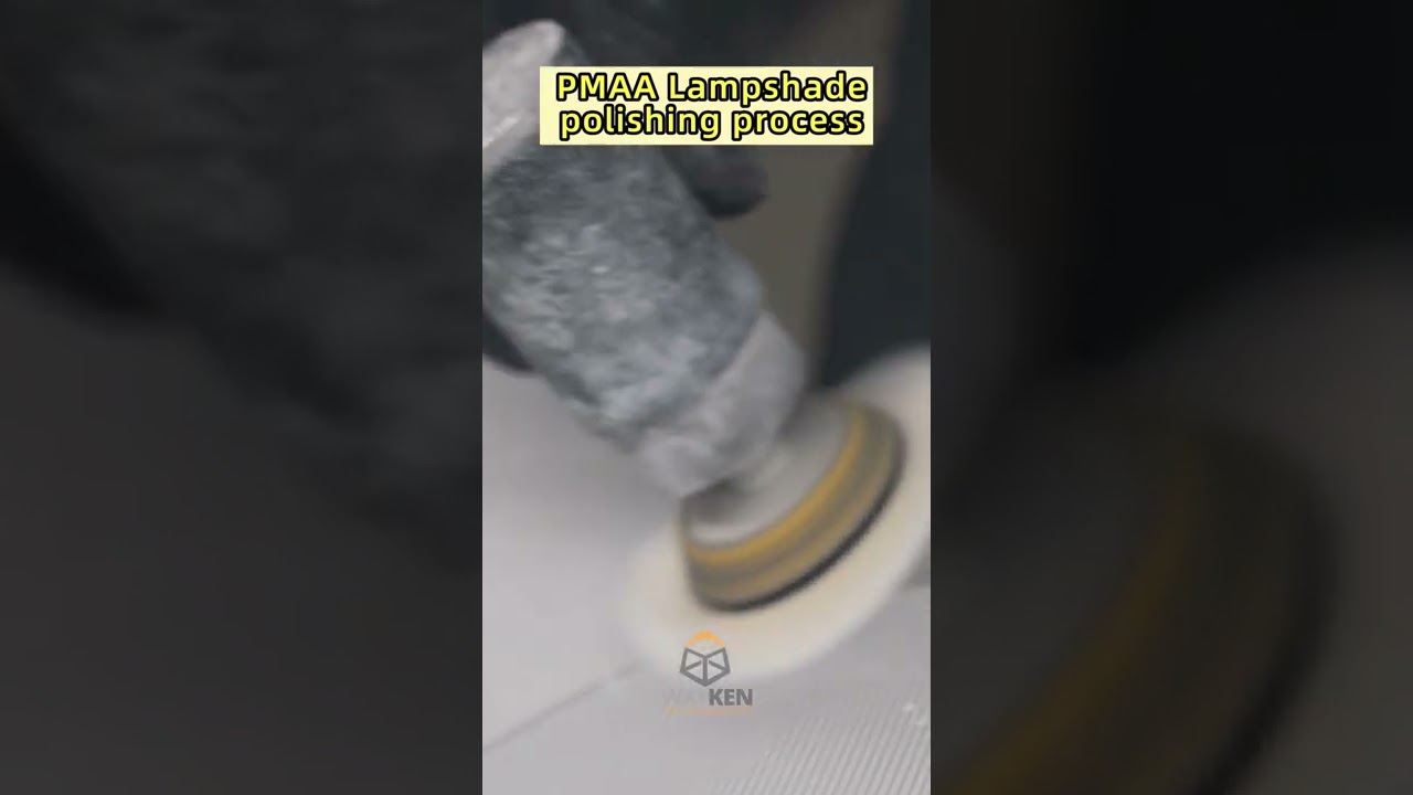 PMMA Lampshade Polishing Process | Wayken Rapid Manufacturing #Shorts #ytshorts