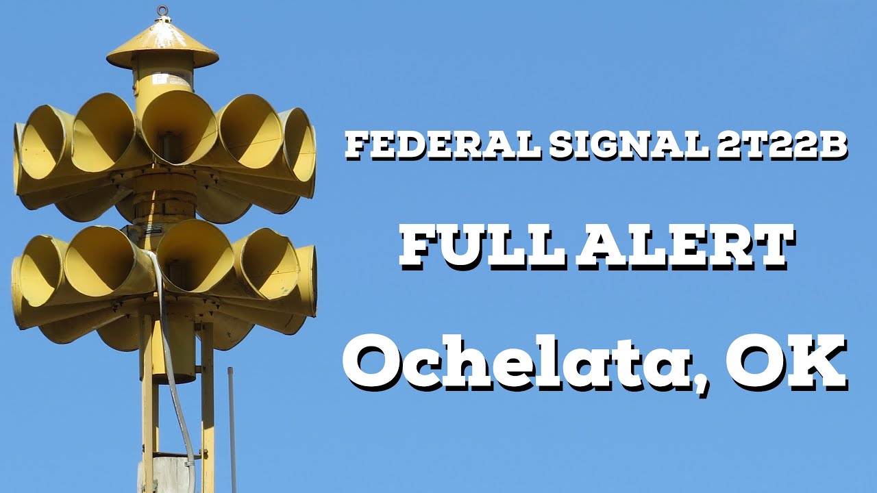 Federal Signal 2T22B | Full Alert + T-128 Ambiance | Ochelata, Oklahoma | 2/3/25