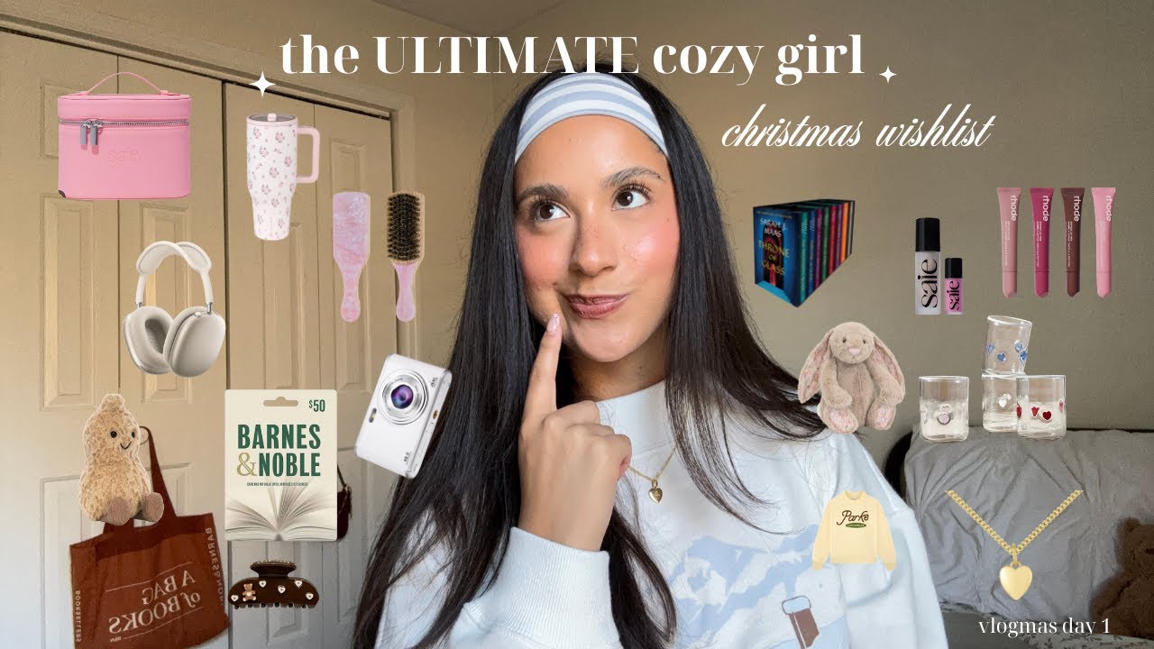 the ULTIMATE cozy girl christmas wishlist ⭐️| vlogmas day 1