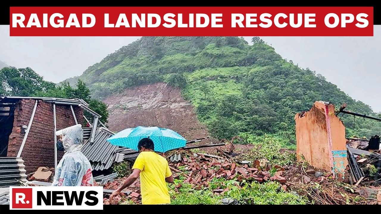 Raigad Landslide: Rescue Ops continue, 44 Bodies Retrieved & 36 People Injured | Republic TV