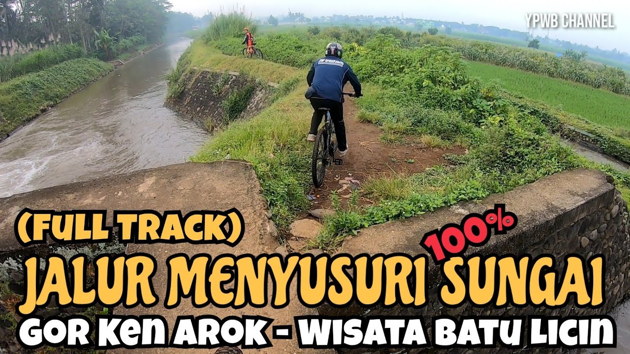 Jalur Menyusuri Sungai Belakang GOR Ken Arok Menuju Wisata Batulicin Gondanglegi (Full Track)