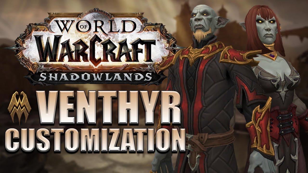 Venthyr Model Customization Options | Shadowlands Alpha