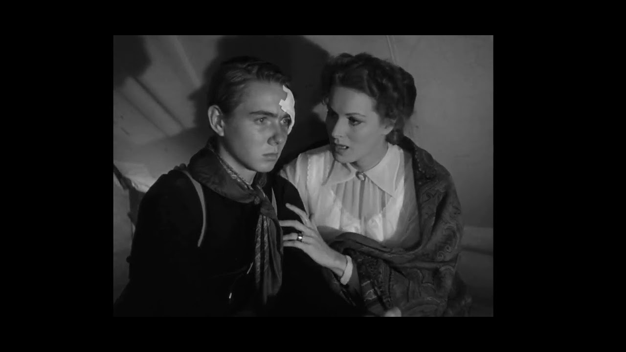 Rio Grande (1950). Claude Jarman, Jr. and Maureen O'Hara.