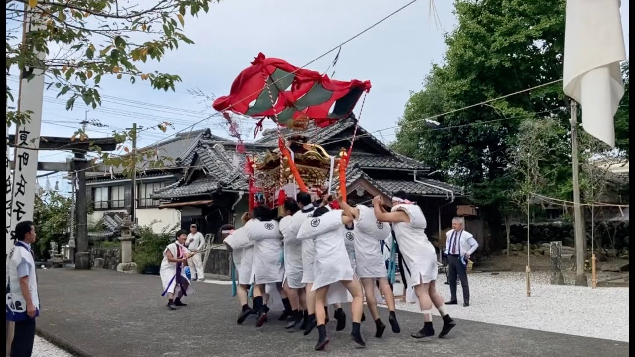高知県室戸市の神祭：浮津八王子宮秋祭