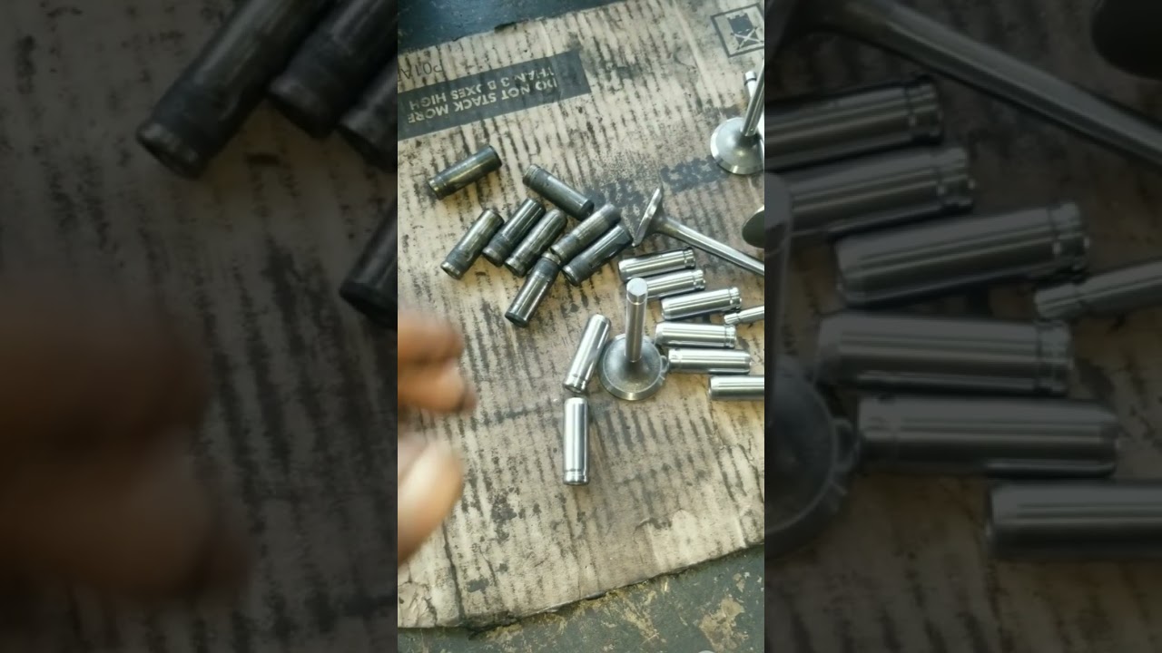 Easy way to replace valve guides 3L/5L cylinder head.  Call/WhatsApp: 0775963327 #reels #automobile