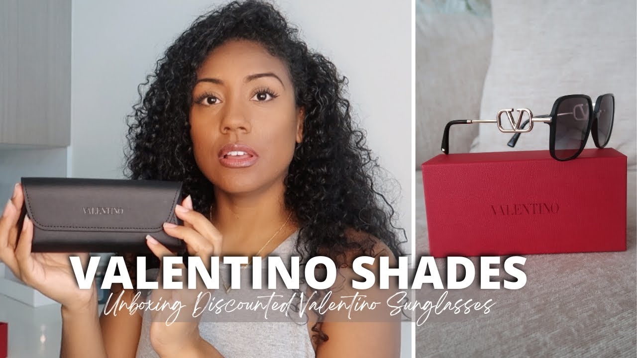 Valentino Sunglasses Unboxing 🕶 Where I get Designer Shades on Sale!