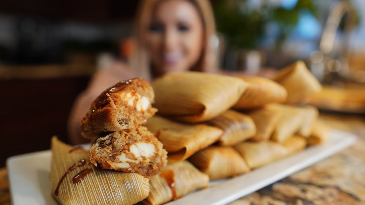 HOW TO MAKE DULCE DE LECHE TAMALES (SUPER EASY SWEET  TAMALES)