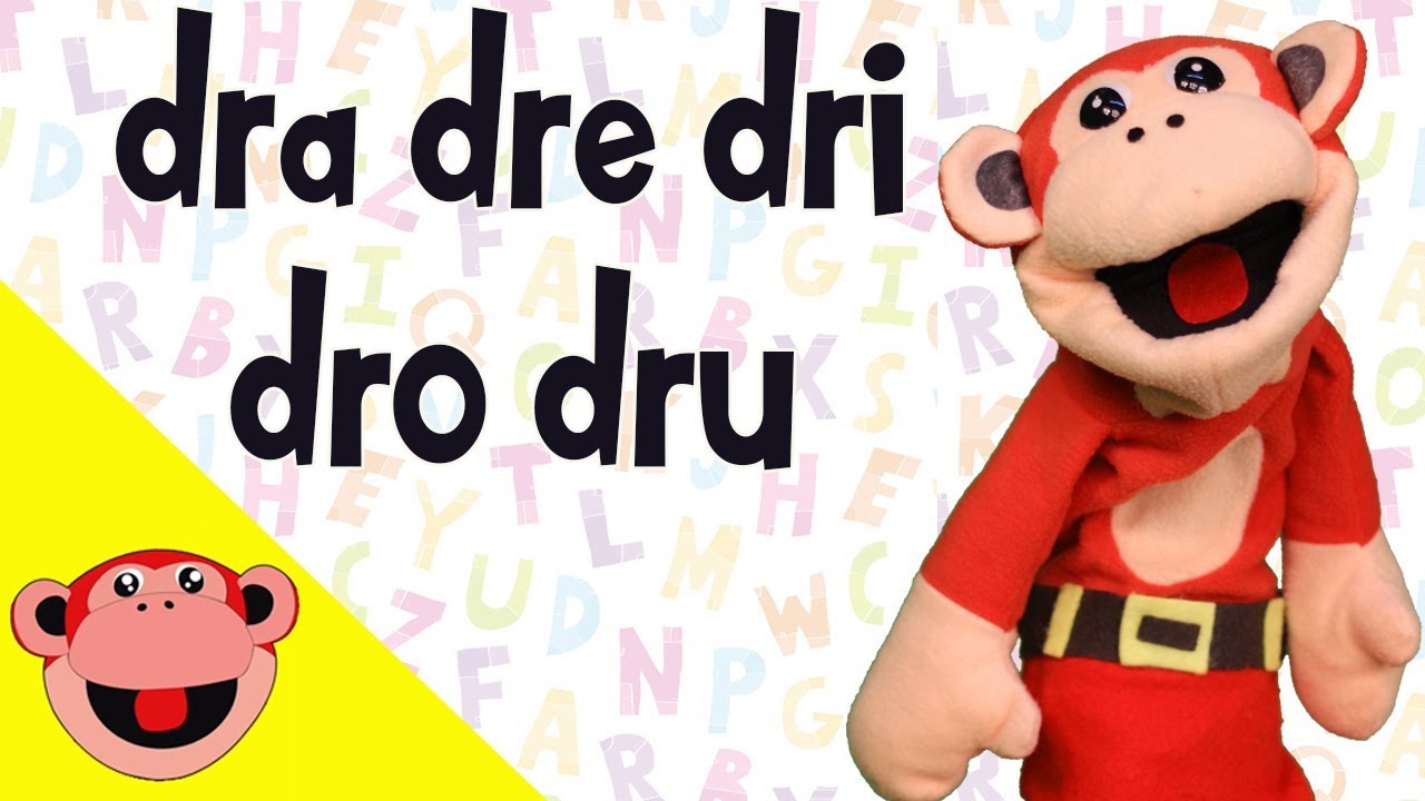 Silabas dra dre dri dro dru. El Mono Silabo. Videos Infantiles. Educacion para Ninos #