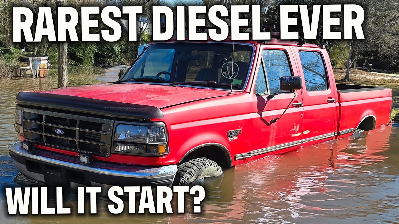 Will It Start? FLOODED 1997 F-250 Short Bed 7.3 Diesel 4x4