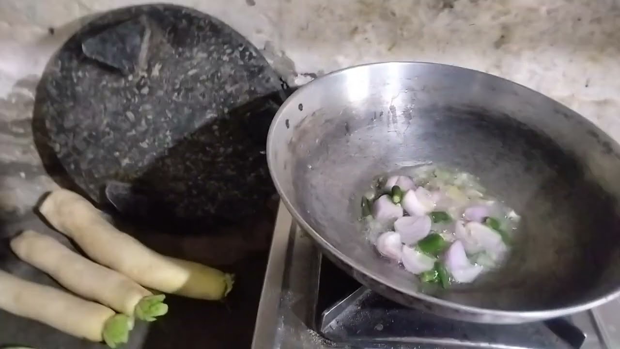 # Muli ki bhaji😋