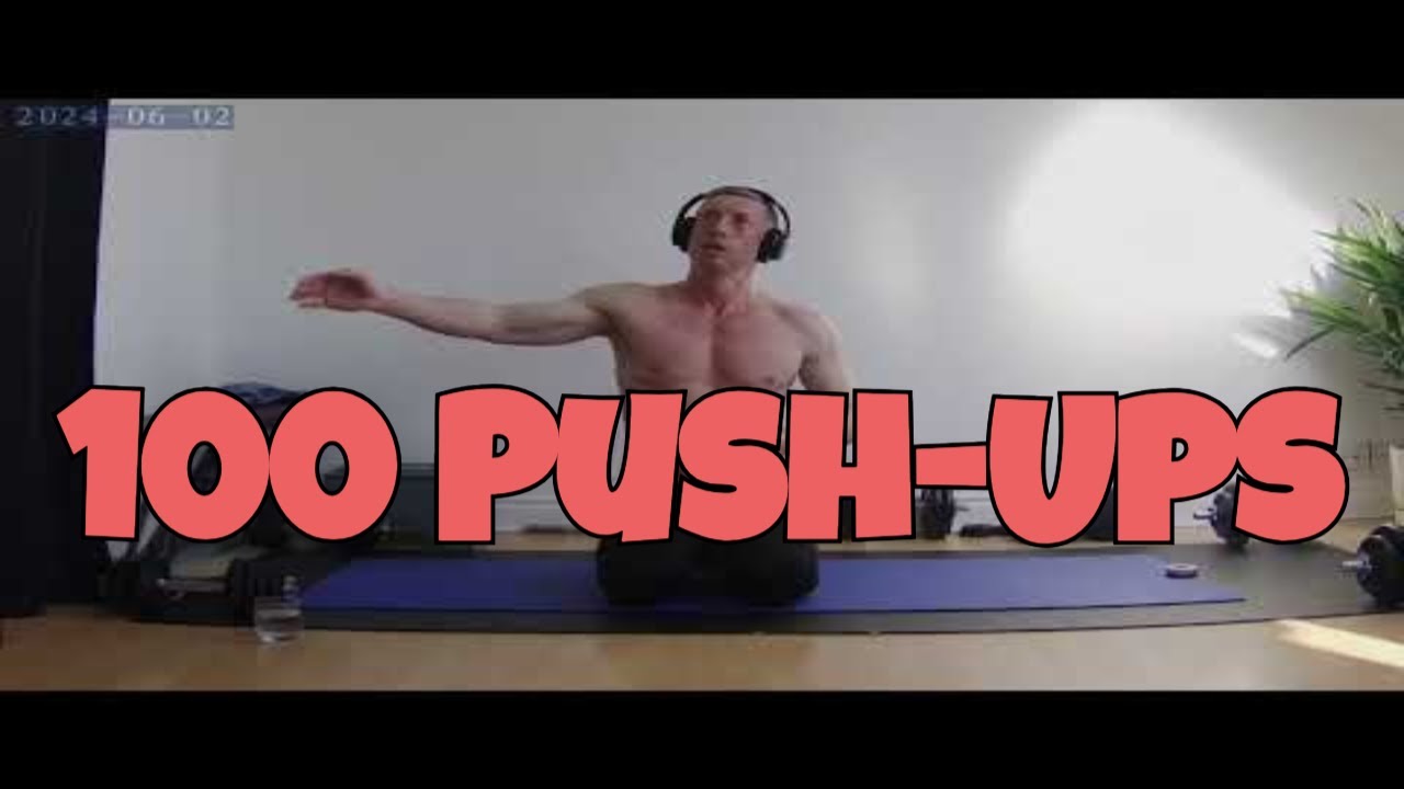 30 DAY Push-Up Challenge Day 2: 100 Push-Ups Each Time