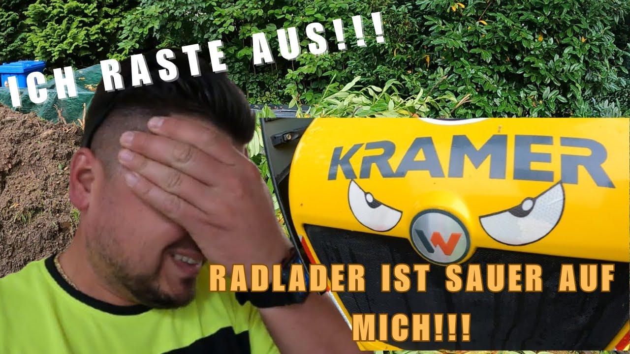 Radladerschaden und Dauerregen...