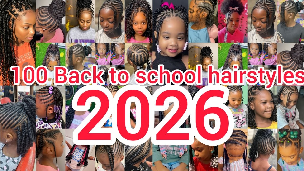 100+ Back to school hairstyles for your little girl | Back to school braids hairstyles