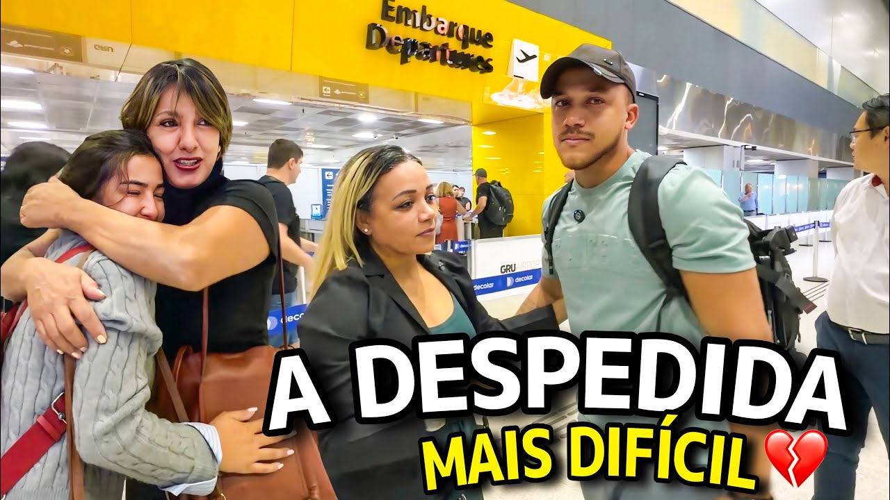 Nos Despedindo da Nossa Família no Brasil 🇧🇷