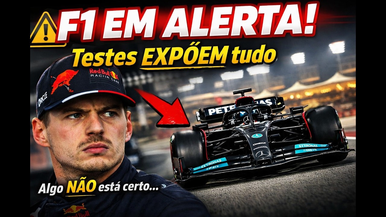 Testes da F1 no Bahrein EXPÕEM favoritos, crises e a revolta de Verstappen