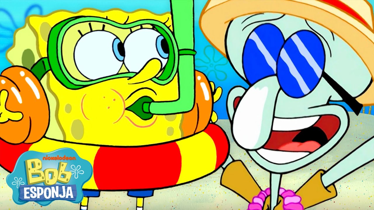 Bob Esponja | ¡2 horas de vacaciones con SpongeBob! 🏝️ | Bob Esponja en Español