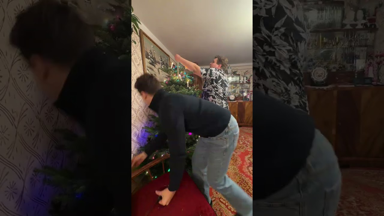 Ubierania choinki po Śląsku x Pan Babcia 