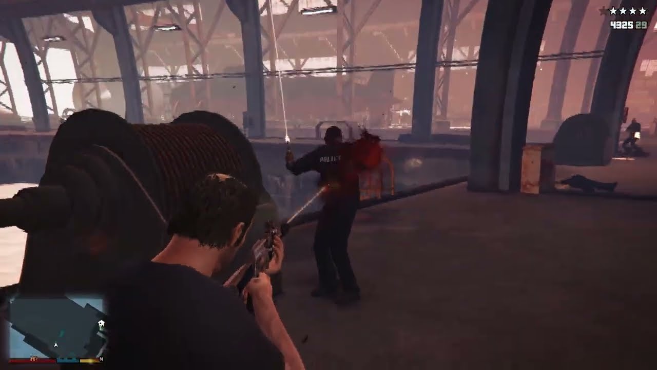 If you want to shoot, go to the docks. #GTA5 #GTAV #GrandTheftAuto #RockstarGames #GTAVia  #Games