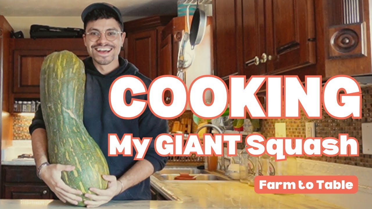Farm to Table: Cooking my GIANT Squash