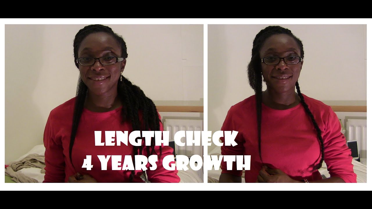 Natural Hair length check  | 4 years of growth - Almost Waist Length!